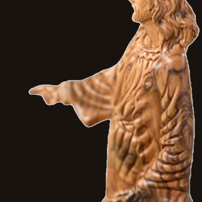Close-up of Christ the Fisher of Men