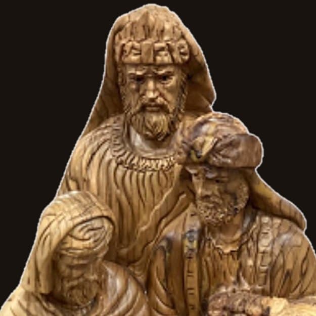 Close-up of The Holy Family, Grand Tableau