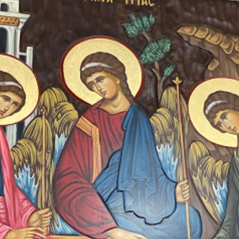 Close-up of The Holy Trinity