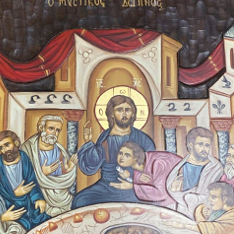 Close-up of The Mystical Supper