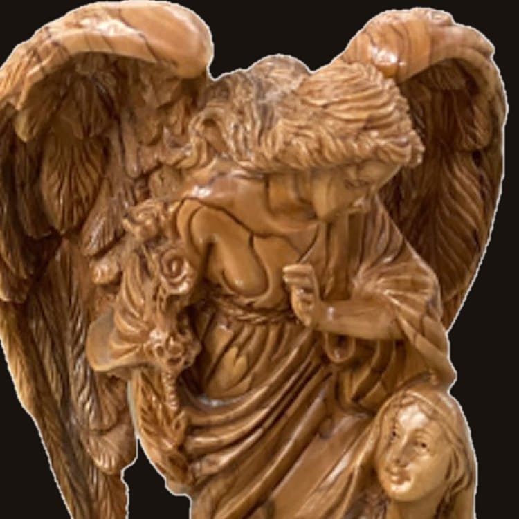 Close-up of The Annunciation