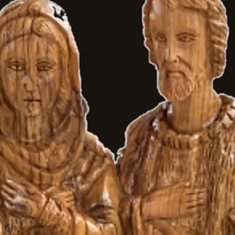 Close-up of The Holy Family